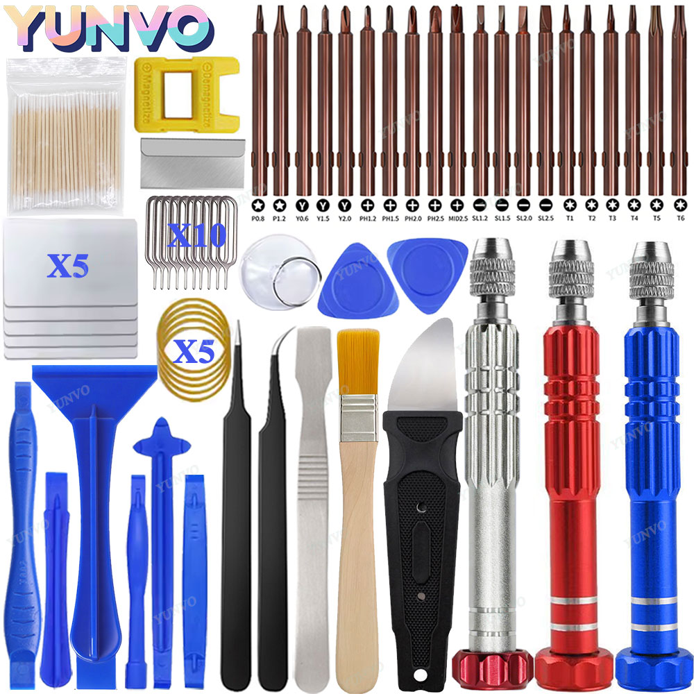 Phone Opening Tool - 58-in-1 precisie schroevendraaierset, professionele reparatieset, pry
