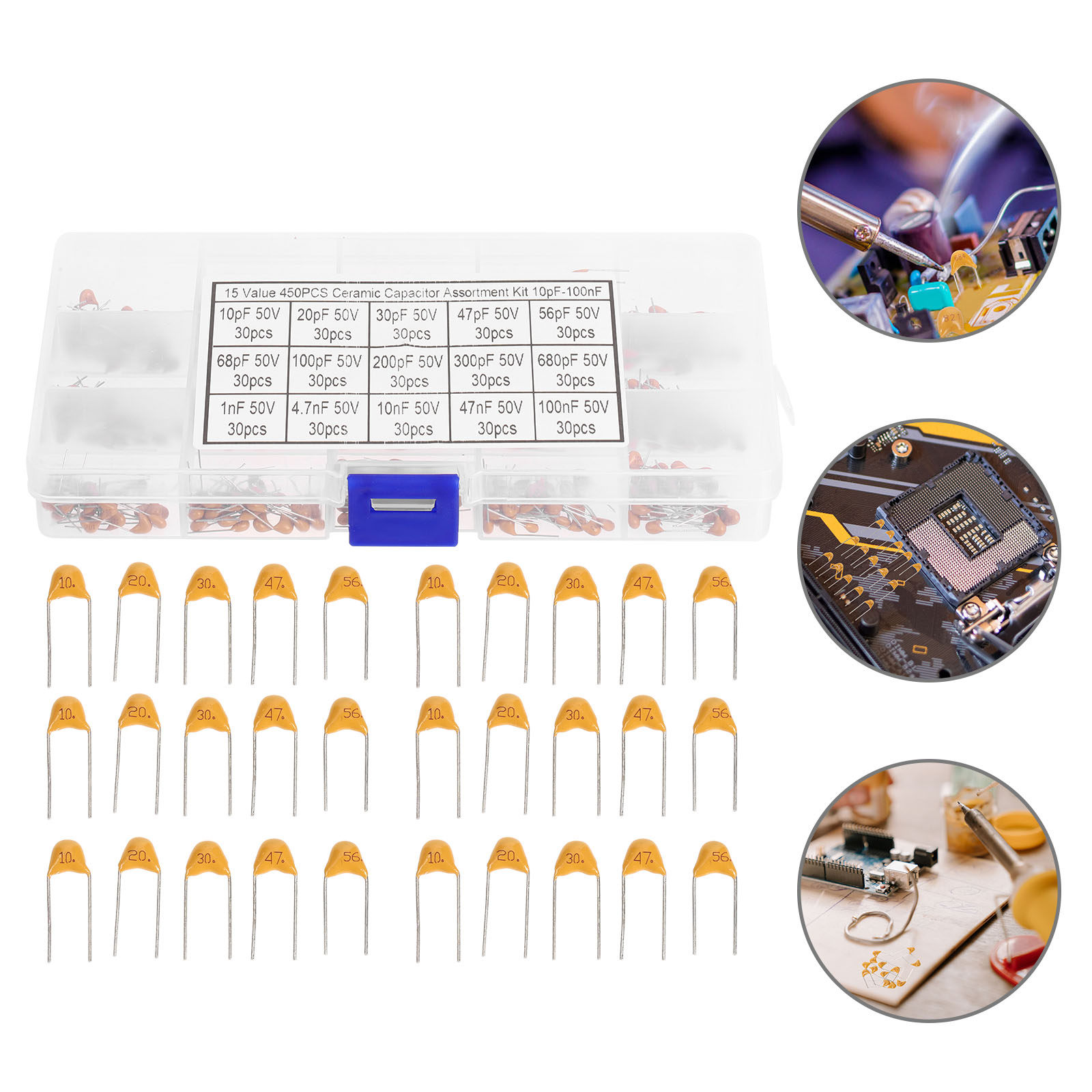 Electronics Repair Hobby - 1 set hoogwaardige keramische condensatoren, assortiment
