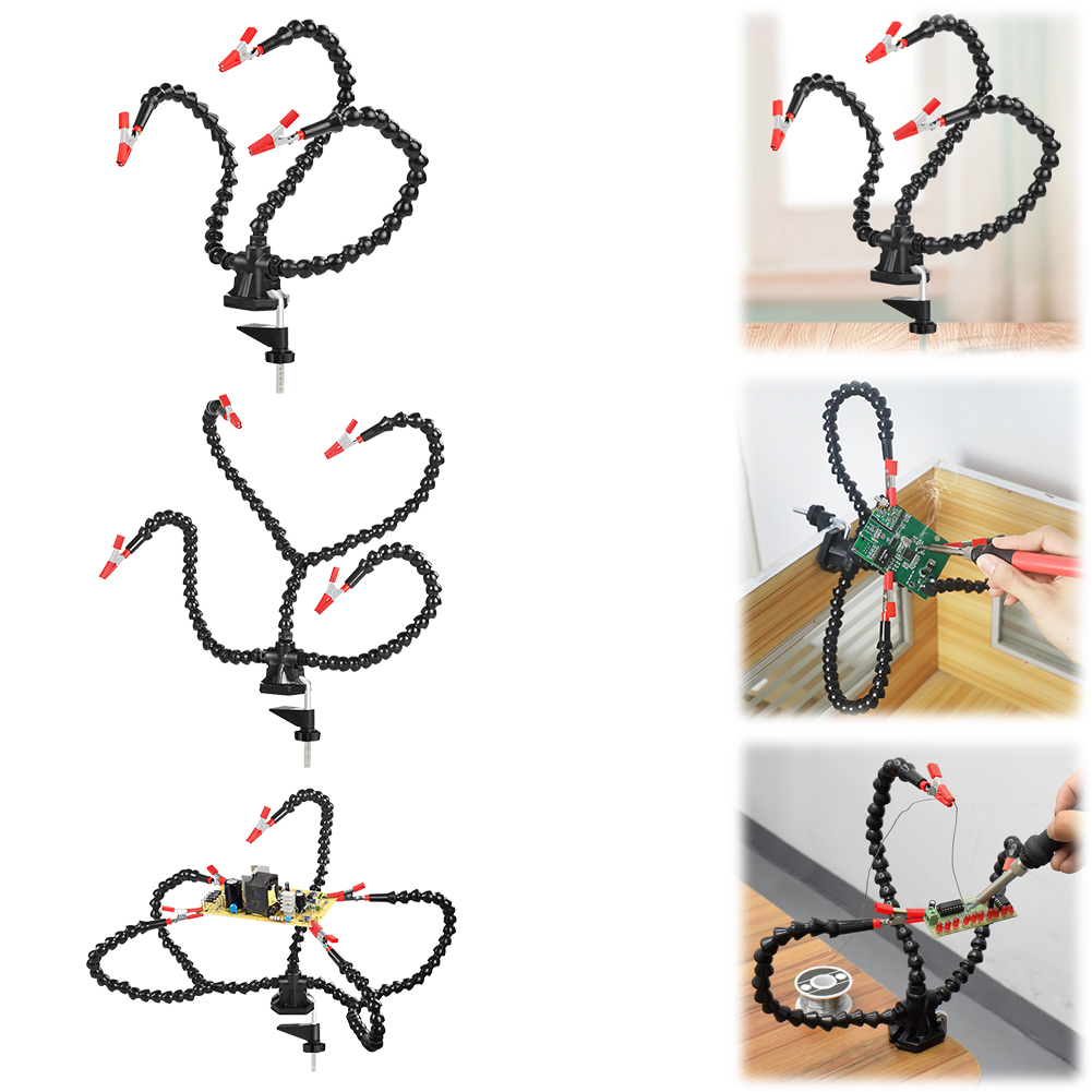 Electronics Repair Tools - Bureauklem Solderen Derde Handje 3/4/5 Stuks