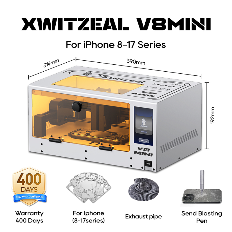 Electronics Repair Tools - Xwitzeal ® V8 MINI Laserlijmverwijderingsmachine voor
