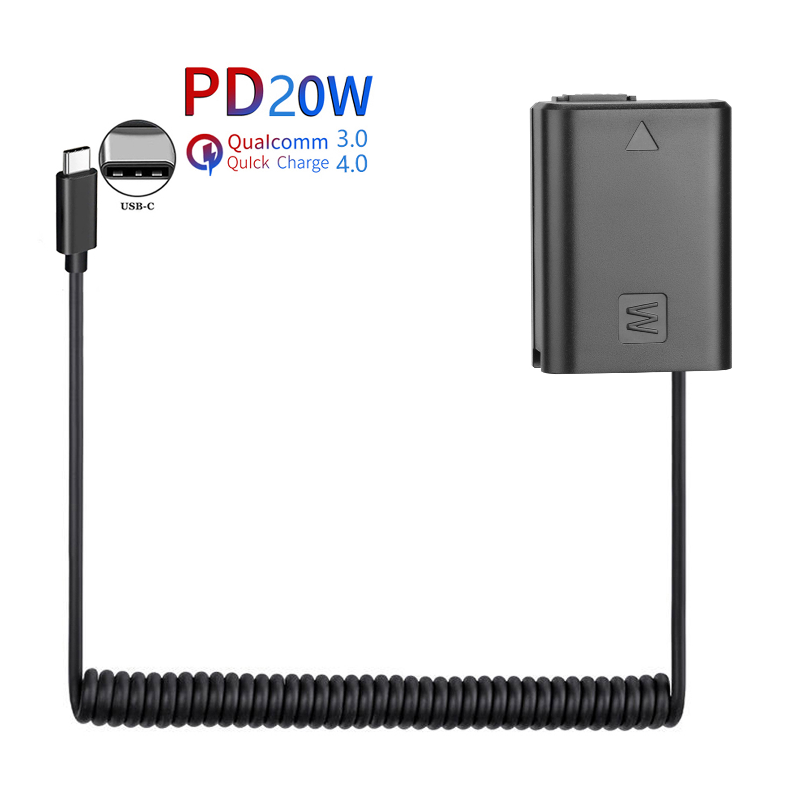 Sony Camera Zv-E10 - PD USB-C AC-PW20 NP-FW50 Dummy Batterij