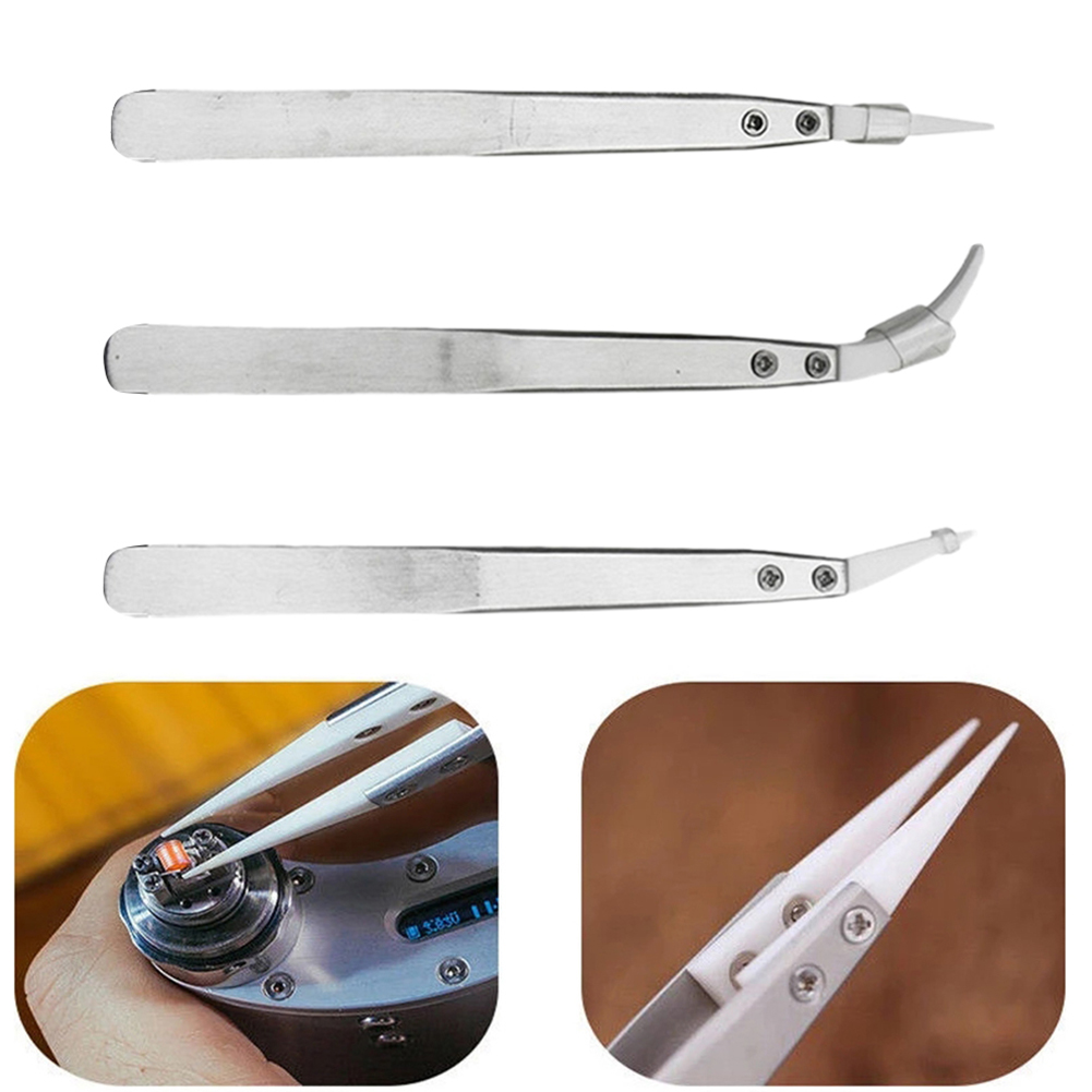 3 stuks geïsoleerde pincetten  - Electronics Repair Hobby recensie en prijs