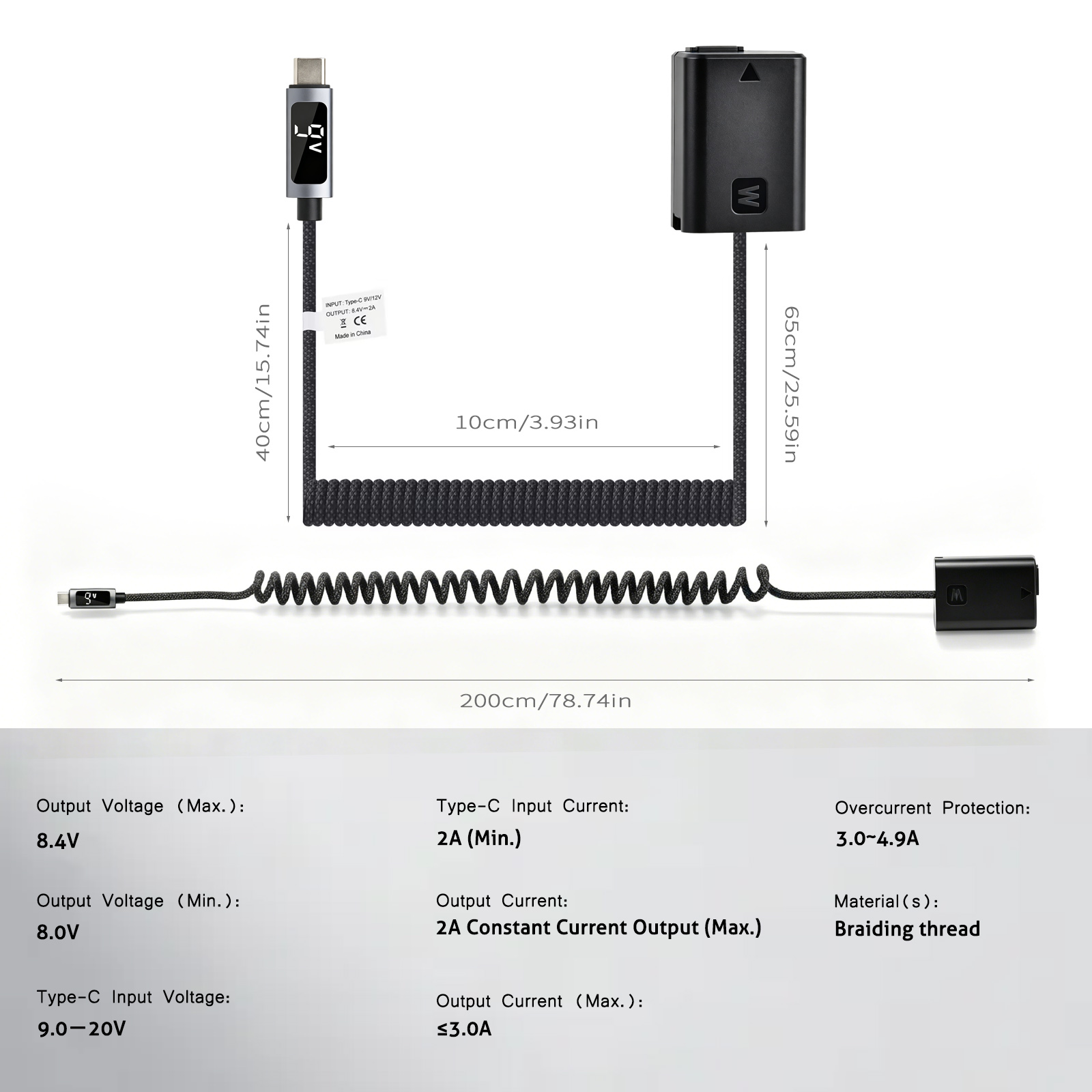 9V NP-FW50 dummybatterij, PD U - Sony Camera Zv-E10 recensie en prijs